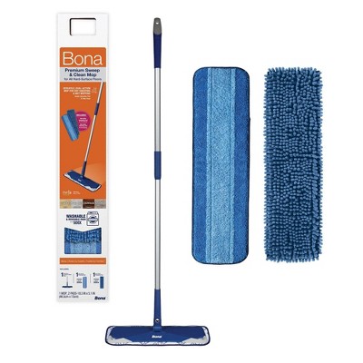 Bona Floor Mop Starter Kit, 2-in-1 Wet and Dry