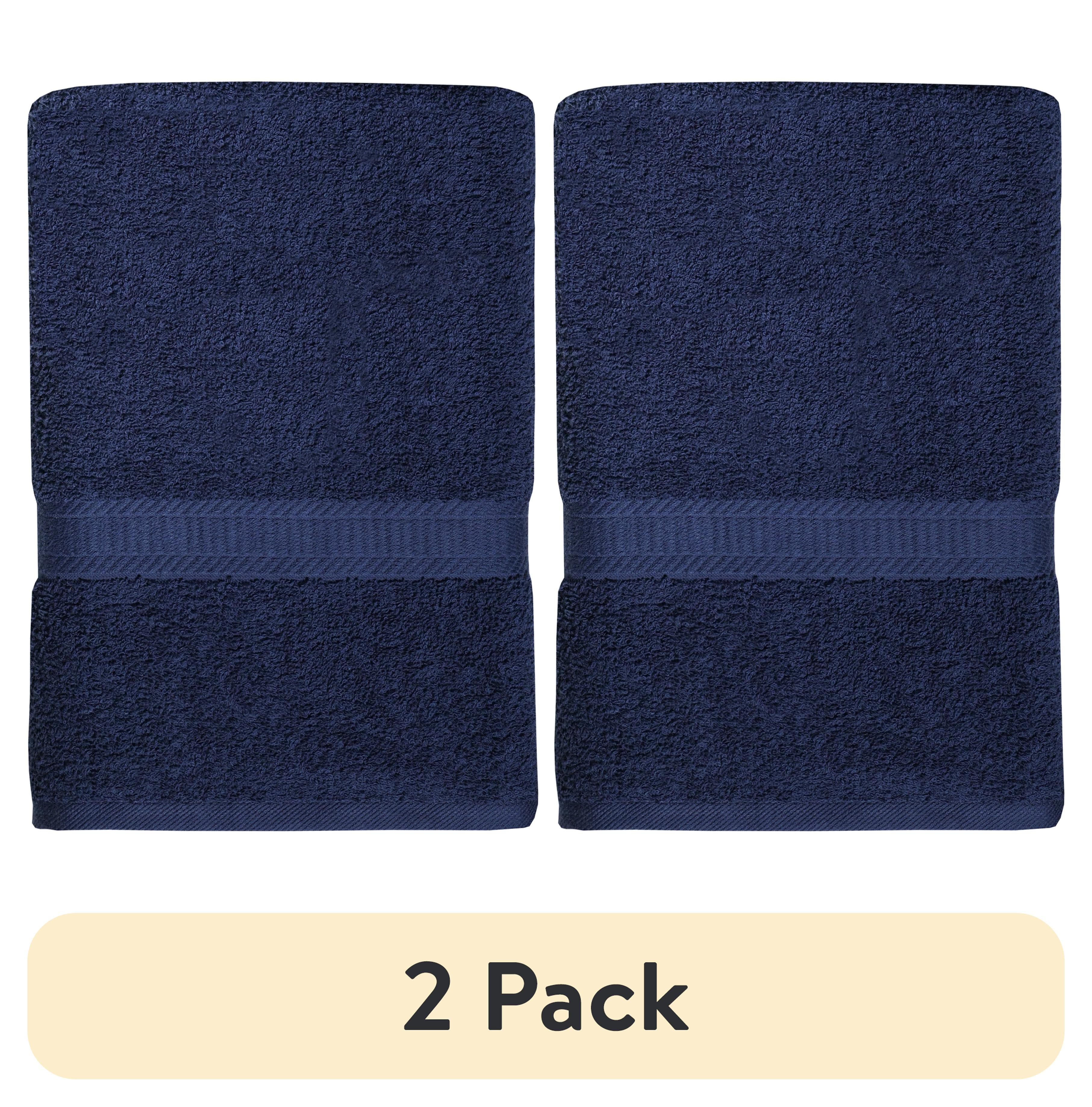 Mainstays 100% Cotton Bath Towel, 2 Pack