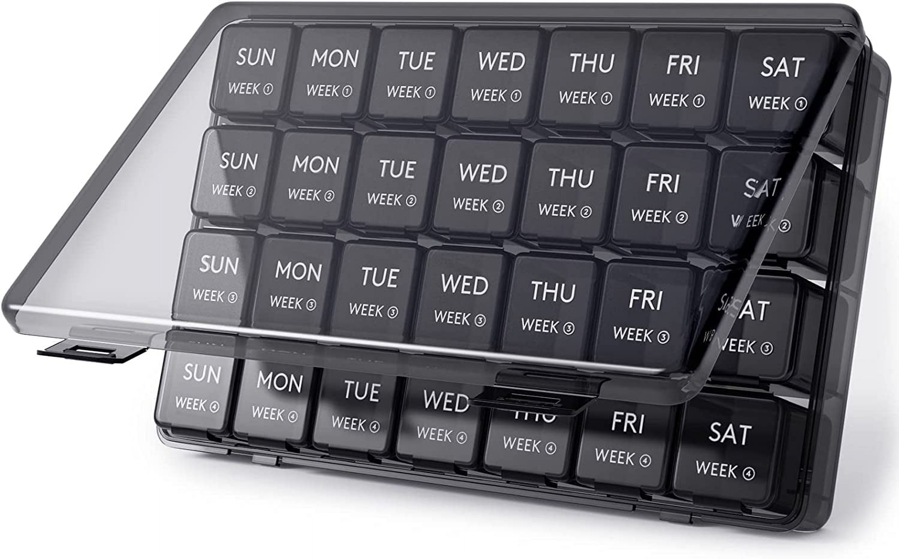 Lifewit Monthly Pill Organizer, 28 Day