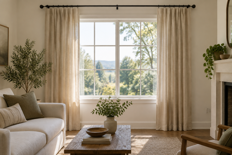 Curtain Rods: Window Width, Brackets, Weight, and Finials