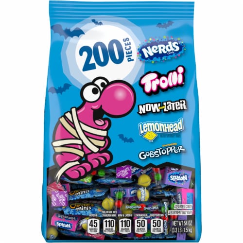 Nerds, Lemonhead and Gobstoppers halloween assortment