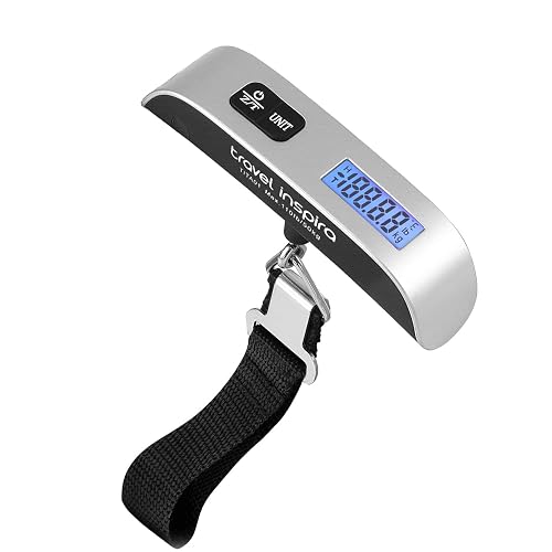 travel inspira Digital Luggage Scale, 110 lb