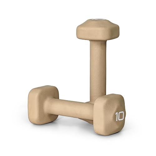 Tone Fitness Neoprene Dumbbell Pairs, Anti-Roll Head