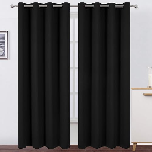 LEMOMO Thermal Insulated Blackout Curtains 52x84