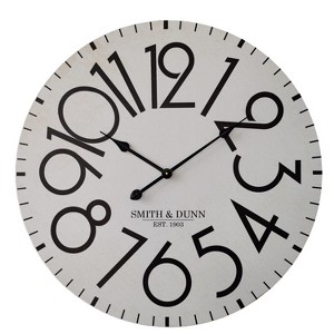 VIP 27.5-Inch Wood Large-Number Clock