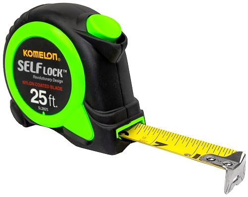 Komelon SL2825 Self Lock 25 ft Power Tape