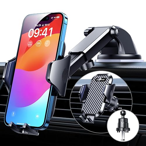VANMASS Windshield and Dashboard Phone Holder