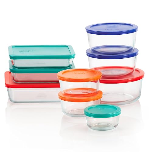 Pyrex Simply Store 9-Pack Glass Food Storage Set
