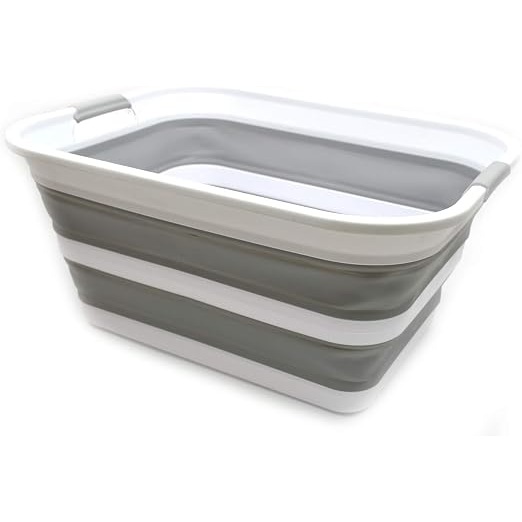 SAMMART 42L Folding Tub, Grey