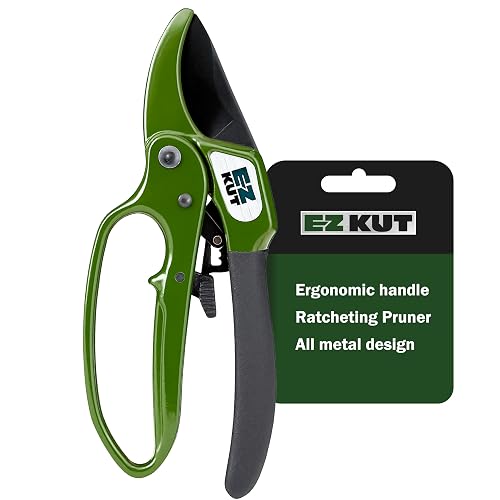 EZ Kut Ratcheting Anvil Hand Pruner
