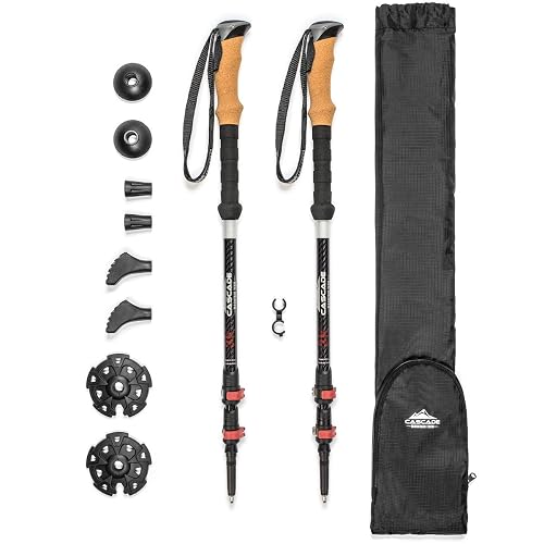 Cascade Mountain Tech Carbon Fiber Trekking Poles