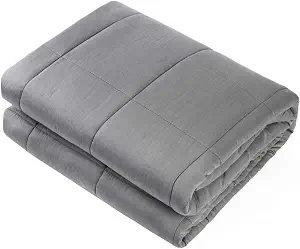 Waowoo 15 lb weighted blanket, queen