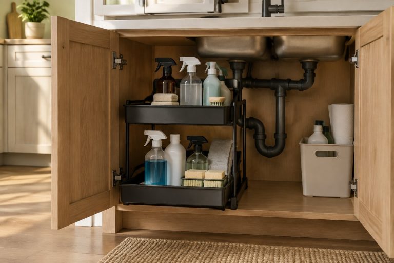 Under-Sink Organizers: How to Measure, Pick a Style, and Finally Use That Awkward Cabinet
