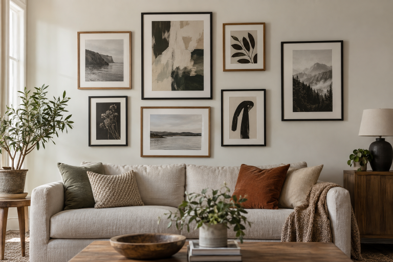 Picture Frames: Sizes, Mats, Glazing, and Gallery Layout