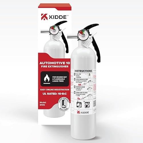 Kidde Auto 10 Fire Extinguisher, 10-B:C