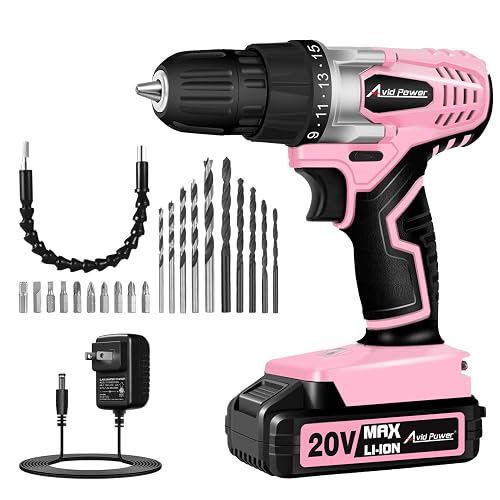 AVID POWER 20V Cordless Drill Set