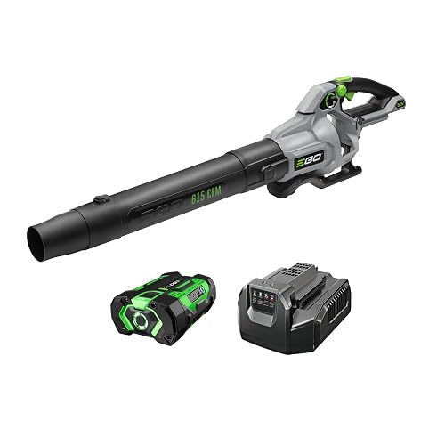 EGO POWER+ Cordless Leaf Blower, 615 CFM, with Battery, LB6151