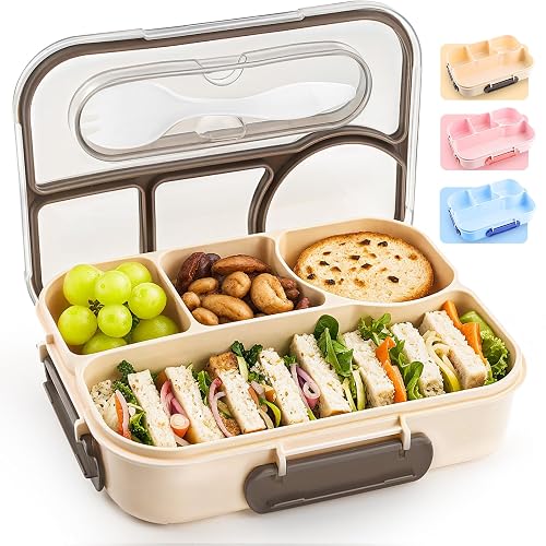 EASYFUN 4-Compartment Adult Bento Box