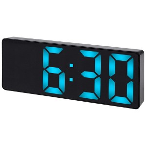 REGALWOVEN Dimmable Calendar Alarm Clock