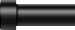 VOIIY Adjustable Black Curtain Rod