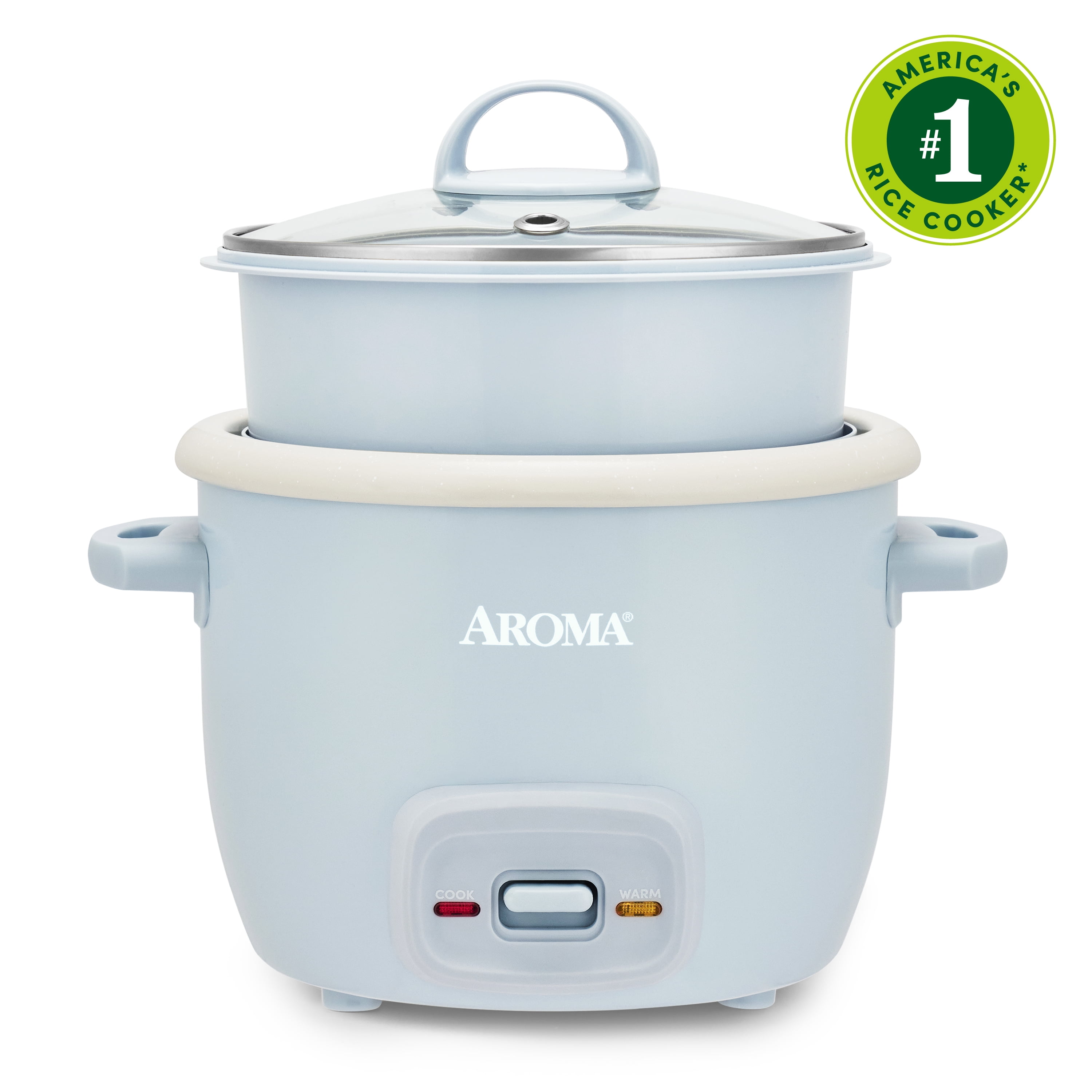 Aroma 4-Cup Rice Cooker and Food Steamer