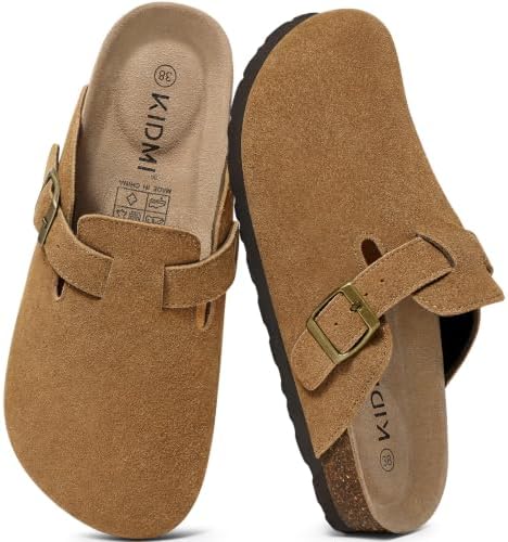 KIDMI original suede clog in brown