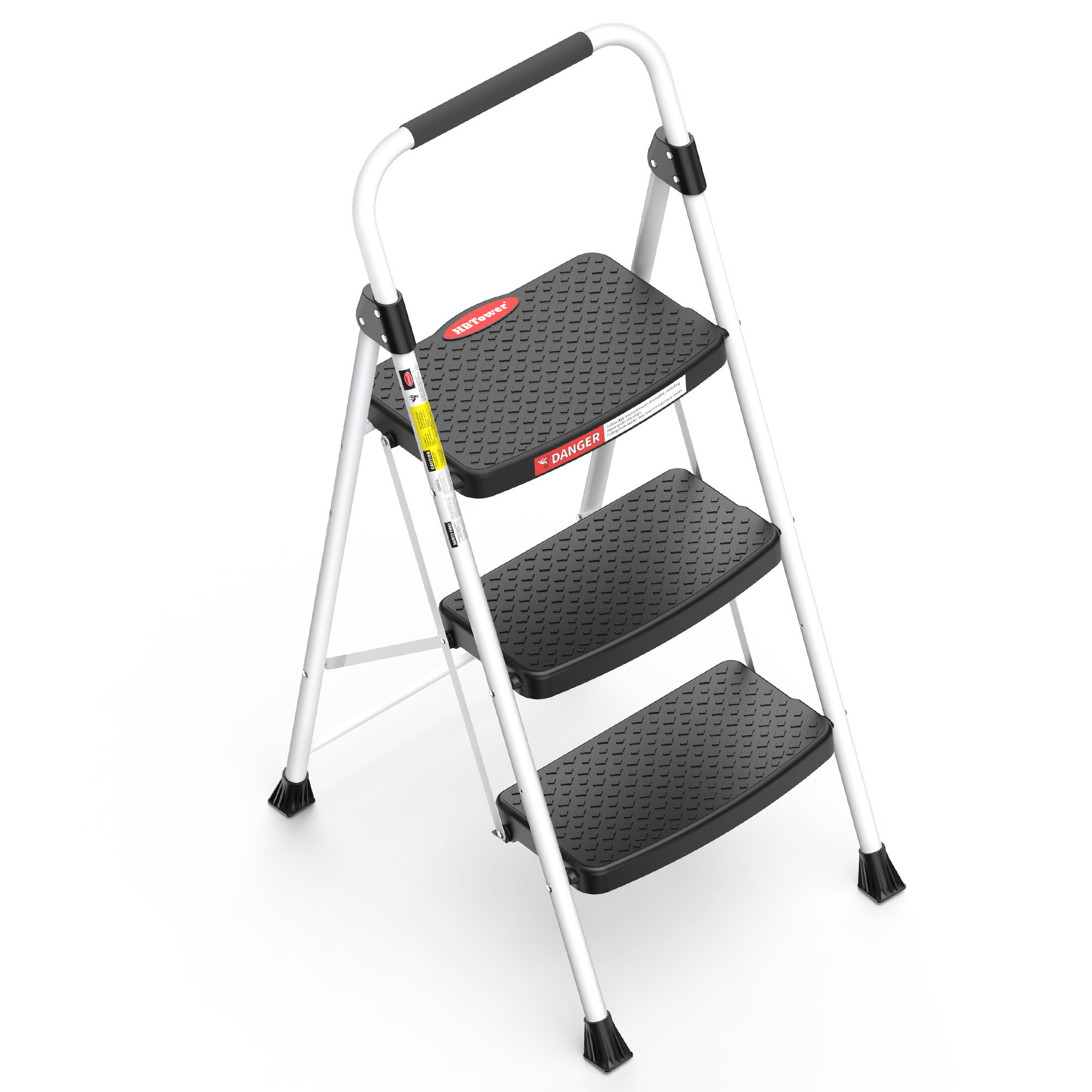 WFX Utility 3 Step Folding Ladder with Handrail