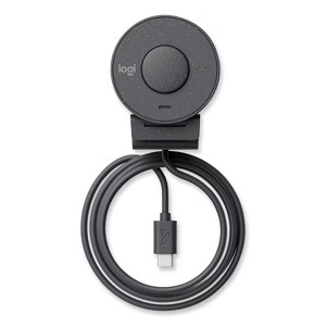 Logitech Brio 305 Full HD Webcam with Auto Light Correction, Black