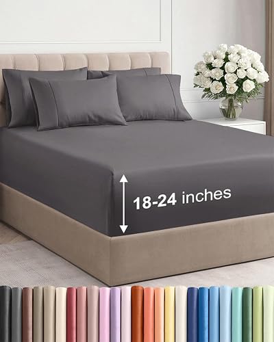 CGK Extra Deep Queen Sheet Set, 6 Pieces