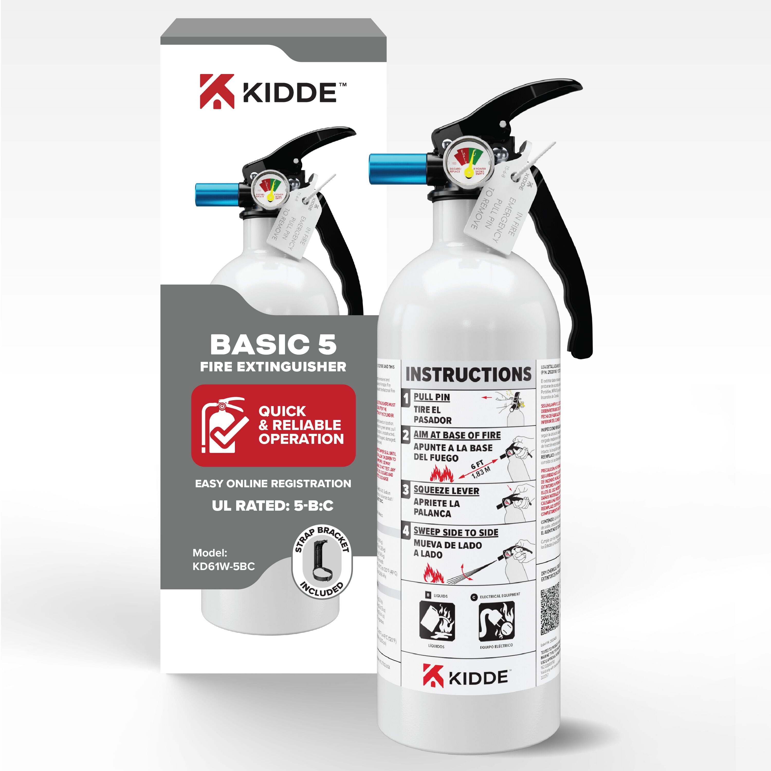 Kidde Basic 5-B:C Fire Extinguisher