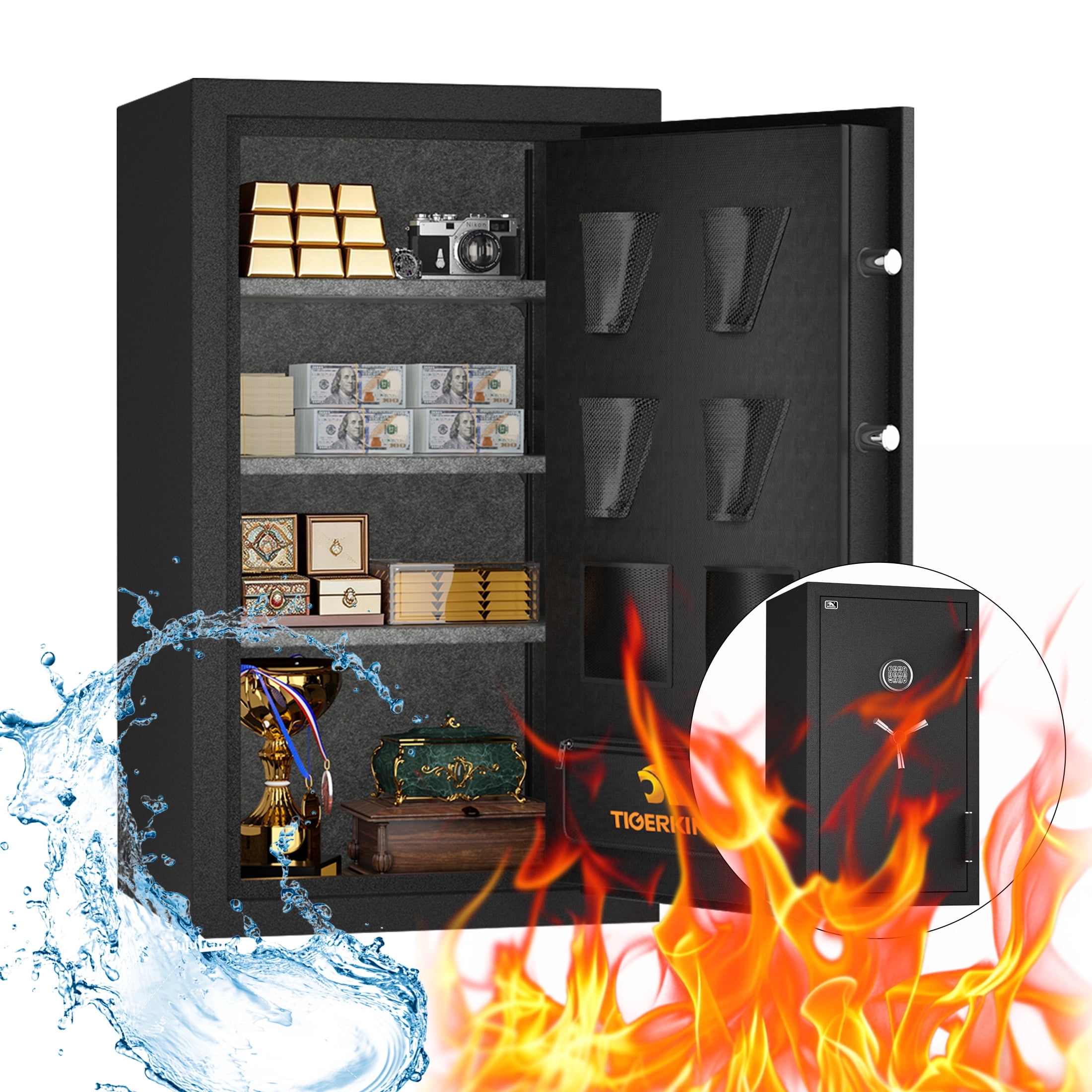TIGERKING 8.78 cu ft fireproof safe
