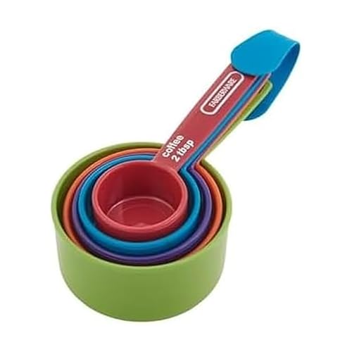Farberware 5-Piece Plastic Measuring Cups with Scoop