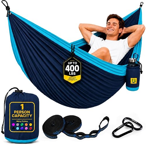 Durable Hammock 400 lb Nylon Camping Hammock