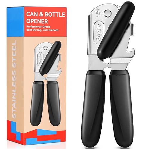 Sopito Magnetic Manual Can Opener, Heavy Duty
