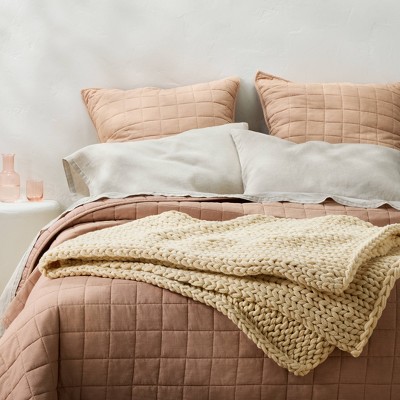 Casaluna Oversized Solid Bed Throw at Target