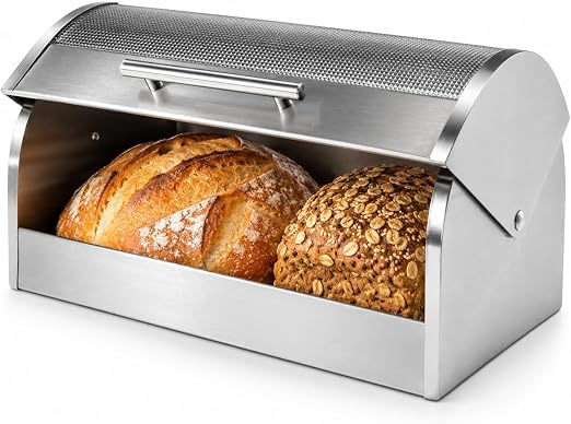 Oggi Glass-Lid Roll-Top Box