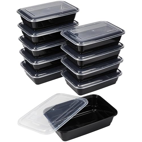 GoodCook Single Compartment Meal Prep Containers, 10-Pack