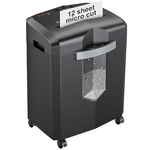 Bonsaii 12-Sheet Micro-Cut Shredder