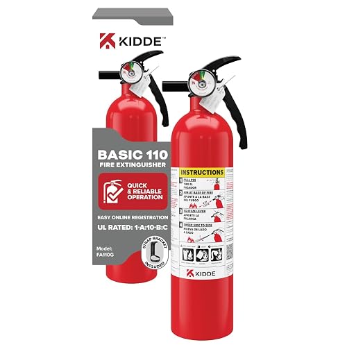 Kidde Basic 110 Fire Extinguisher, 1-A:10-B:C
