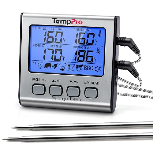 TempPro TempTrack Dual Probe Thermometer