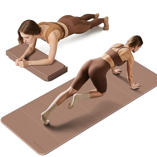 PAIDU Foldable 10mm TPE Yoga Mat