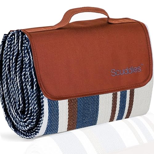 scuddles Waterproof Picnic Blanket, 60 x 60 in