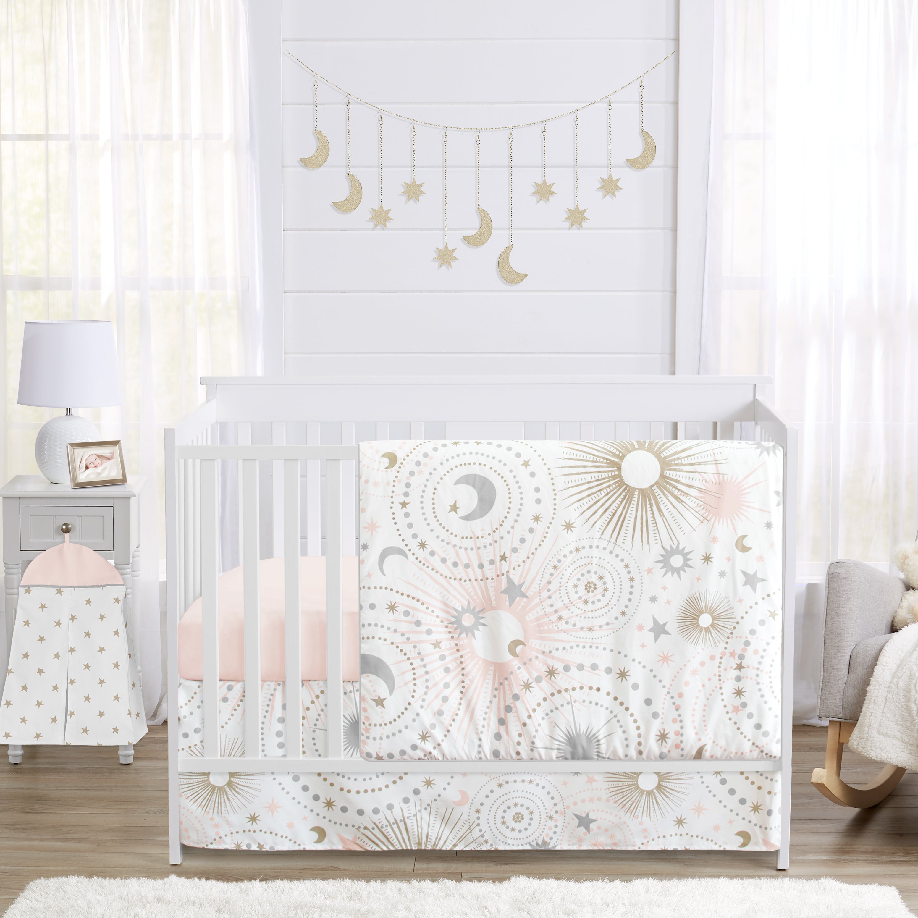 Sweet Jojo Designs Celestial 4-Piece Crib Bedding Set