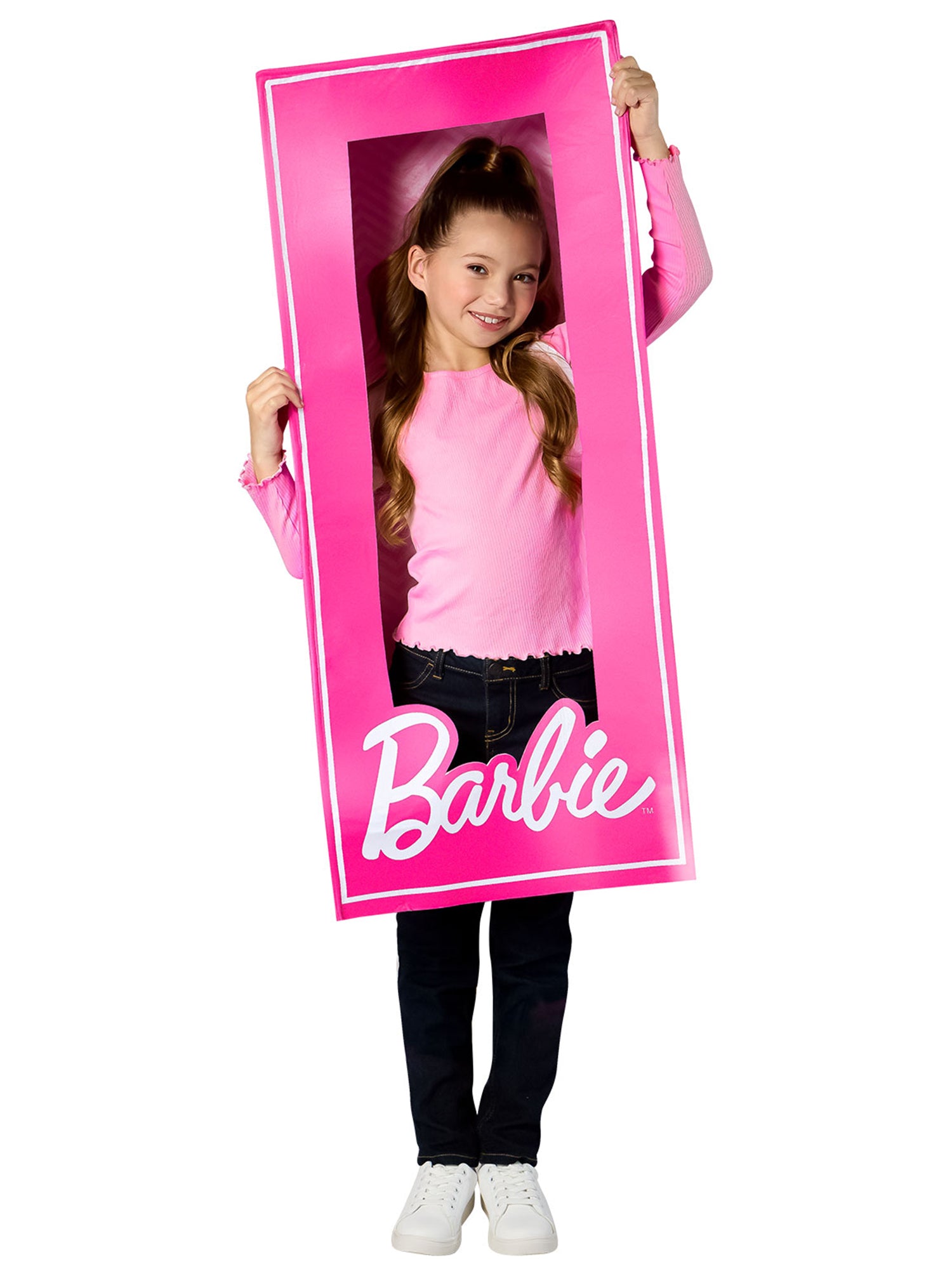 Kids Barbie life-size doll box costume