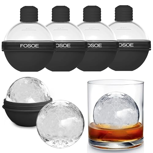 Silicone Ice Ball Molds, Set of 4
