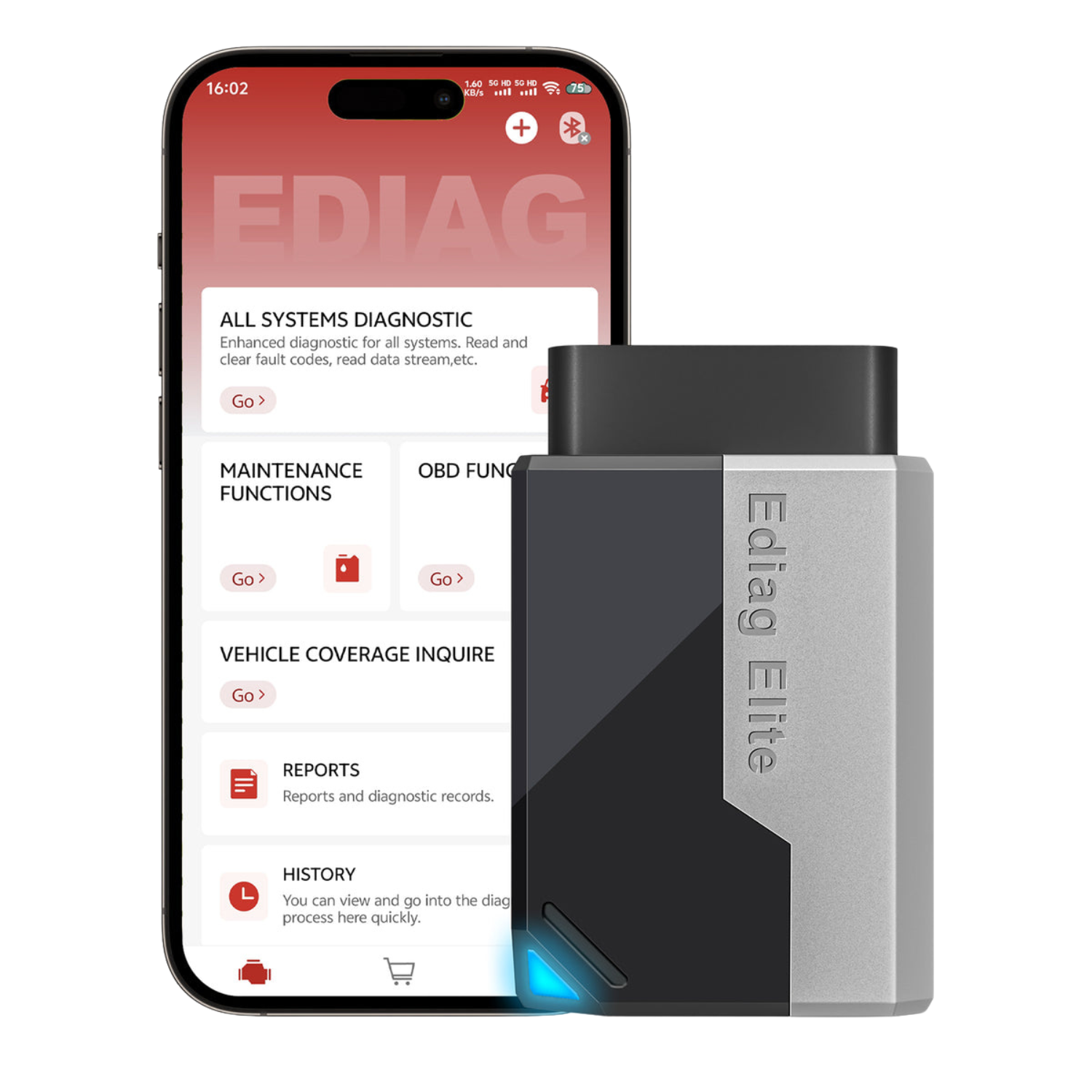 KINGBOLEN Ediag Elite Bluetooth OBD2 scanner
