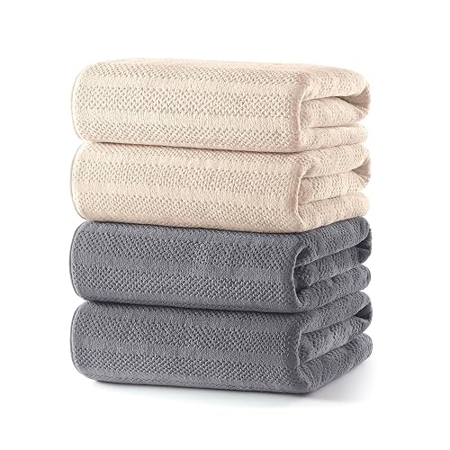 ecolook Microfiber Bath Towels, Set of 4