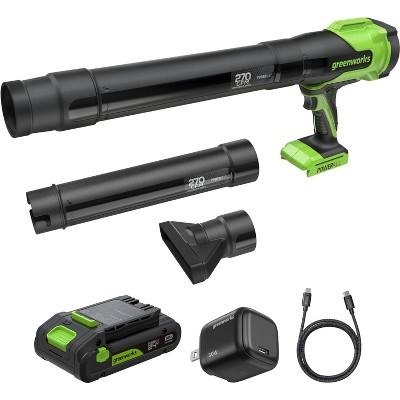 Greenworks 24V 270 CFM Brushless Compact Leaf Blower