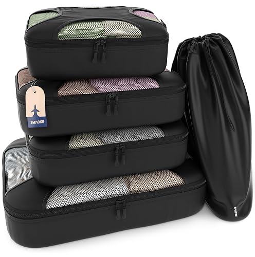 Shacke 5 Set Packing Cubes with Laundry Bag