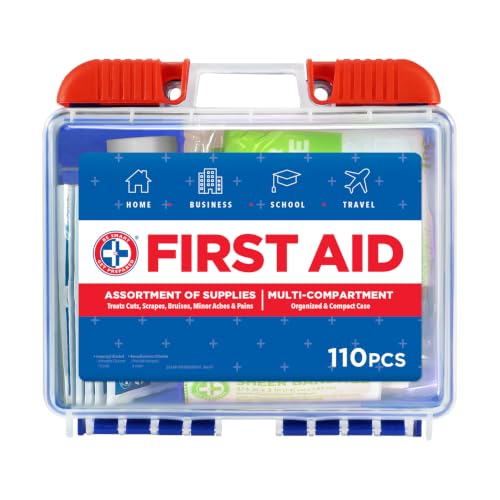 Be Smart Get Prepared 110 Piece First Aid Kit